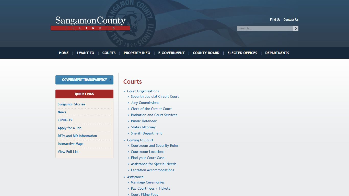 Courts - Sangamon County, Illinois